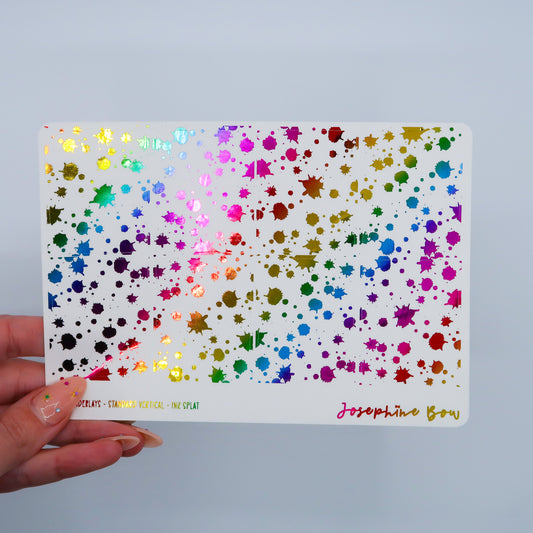 Transparent Foil Underlays | Ink Splat (36 foil colours)