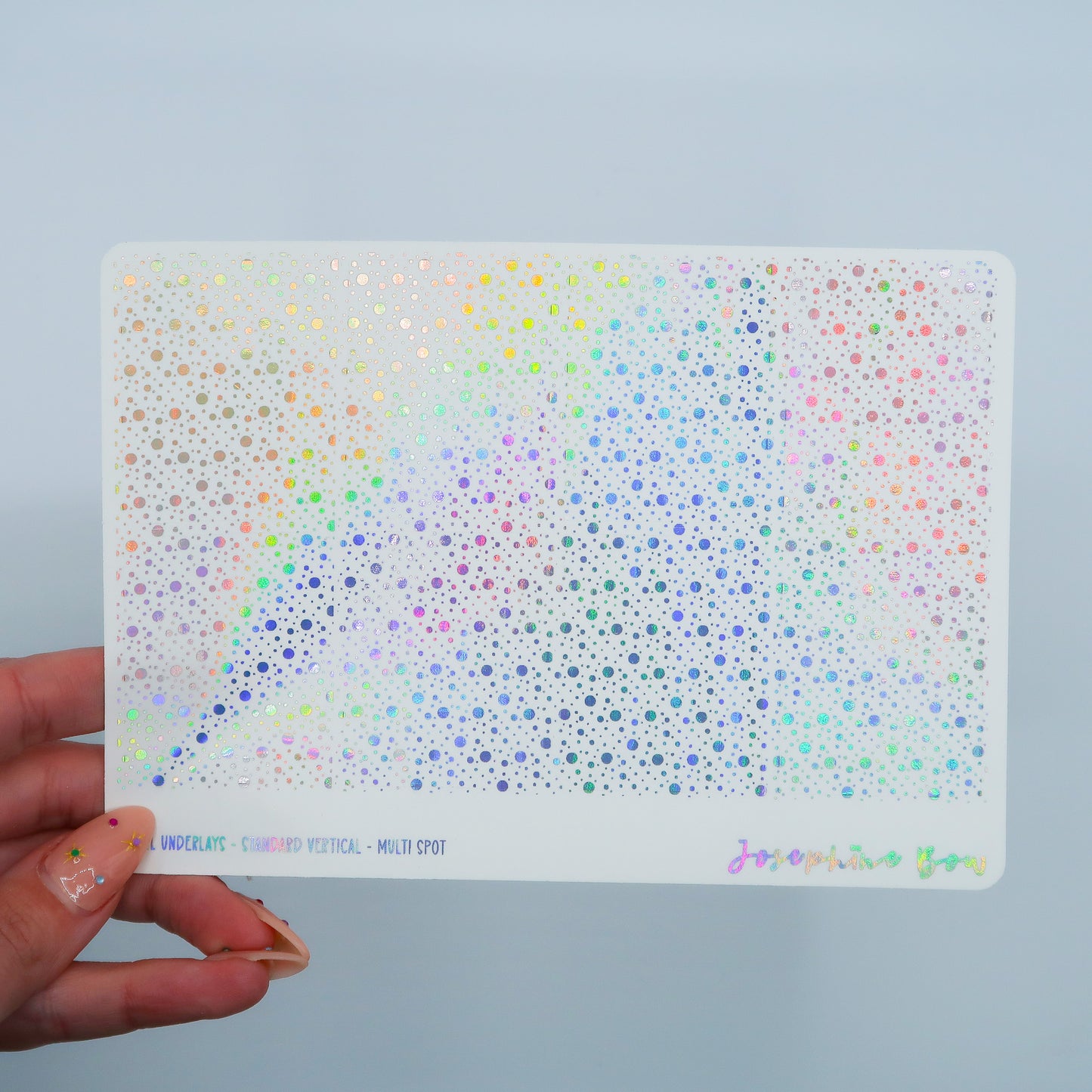 Transparent Foil Underlays | Random Spots (36 foil colours)