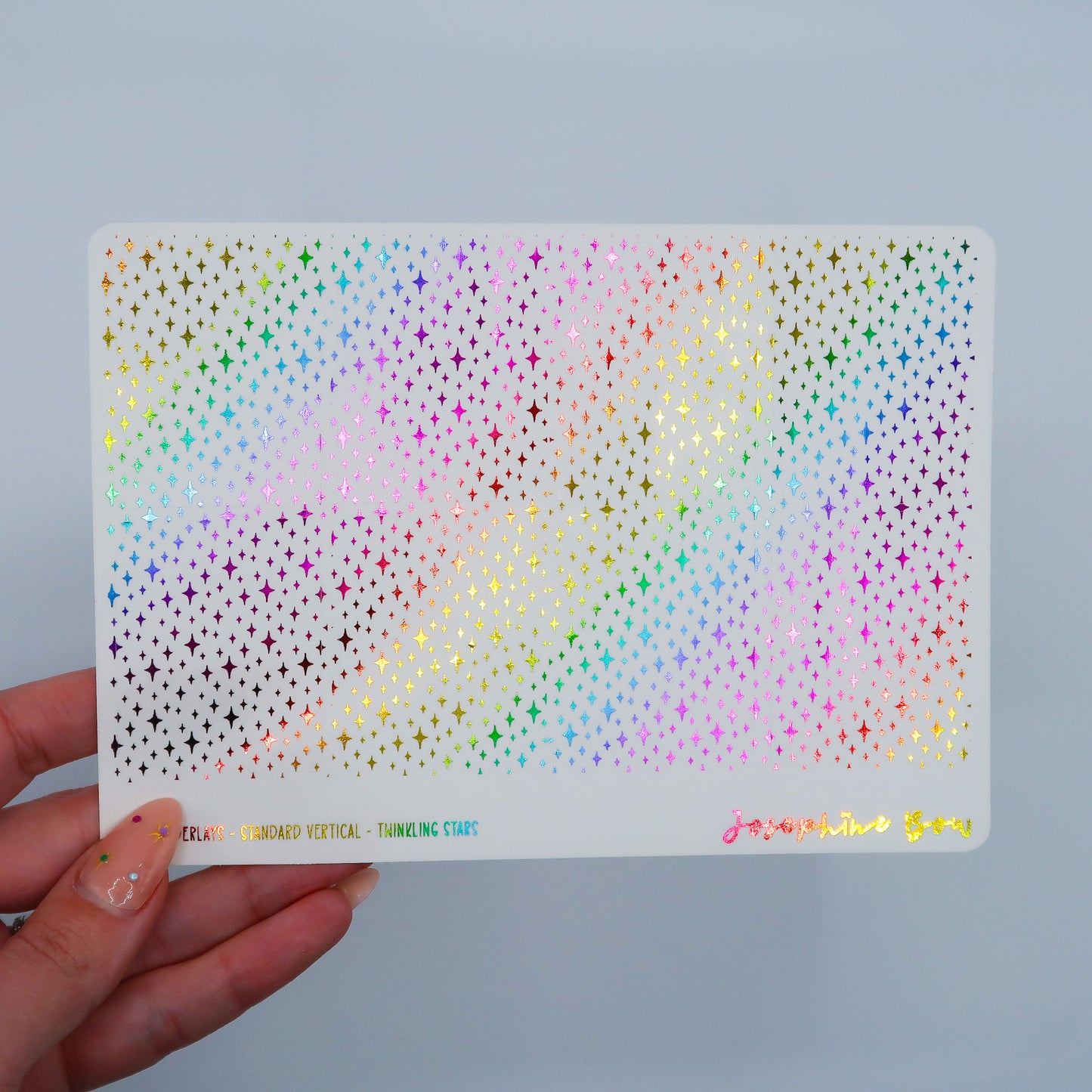 Transparent Foil Underlays | Delicate Spakle (36 foil colours)