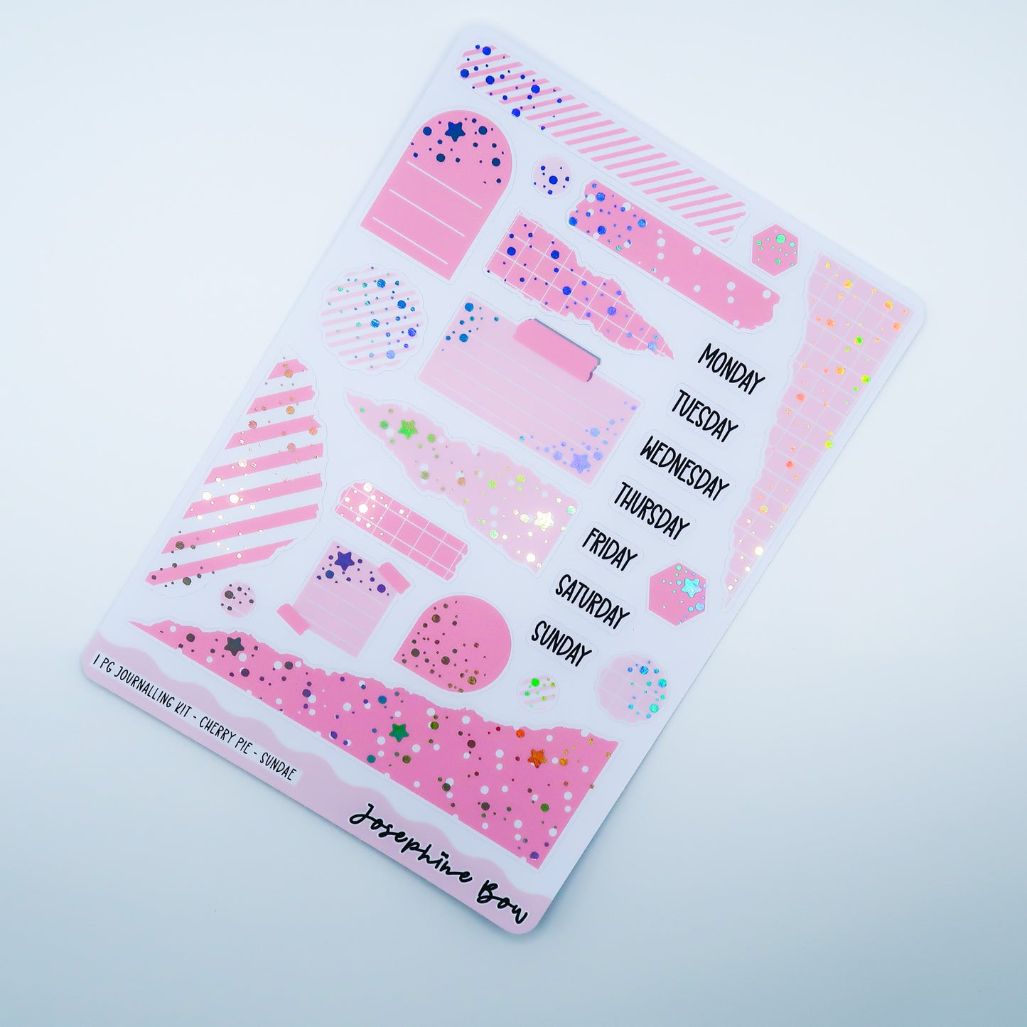 Cherry Pie | One Page Functional Journalling Kit