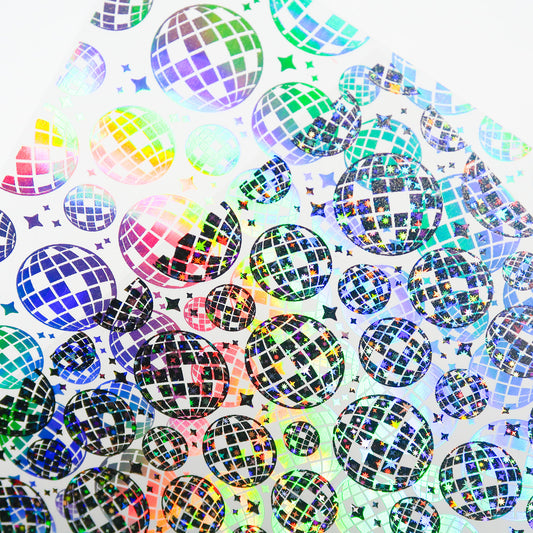 Spooky Disco | Disco Ball Foiled Acetate