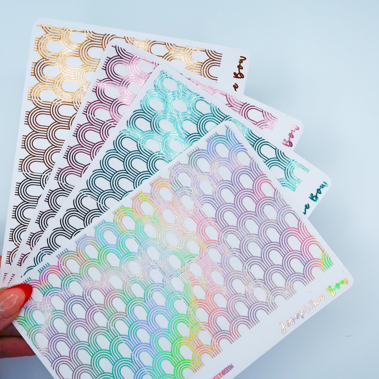 Pot Of Gold Foil Underlays | Geo Rainbow