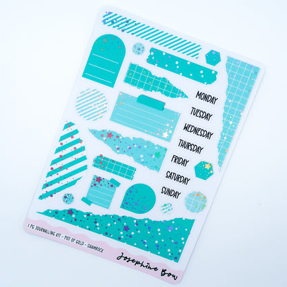 Pot Of Gold | One Page Functional Journalling Kit