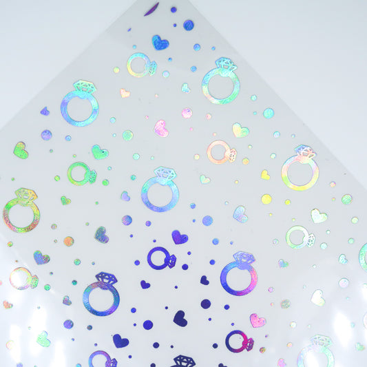 Always & Forever | Rings and Polkadots Foiled Acetate