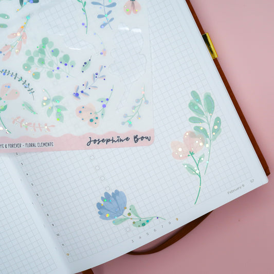 Always & Forever | Floral Washi Paper Journalling Deco