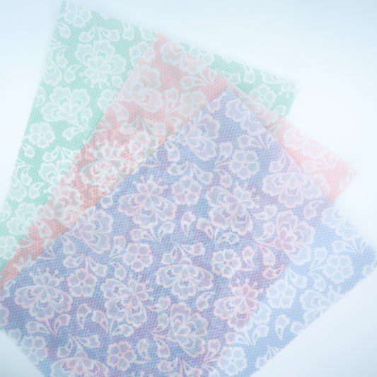 Always & Forever | Floral Lace Vellum & Acetate