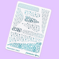 Bejewelled Foil Underlays - Journalling | Mixed Patterns