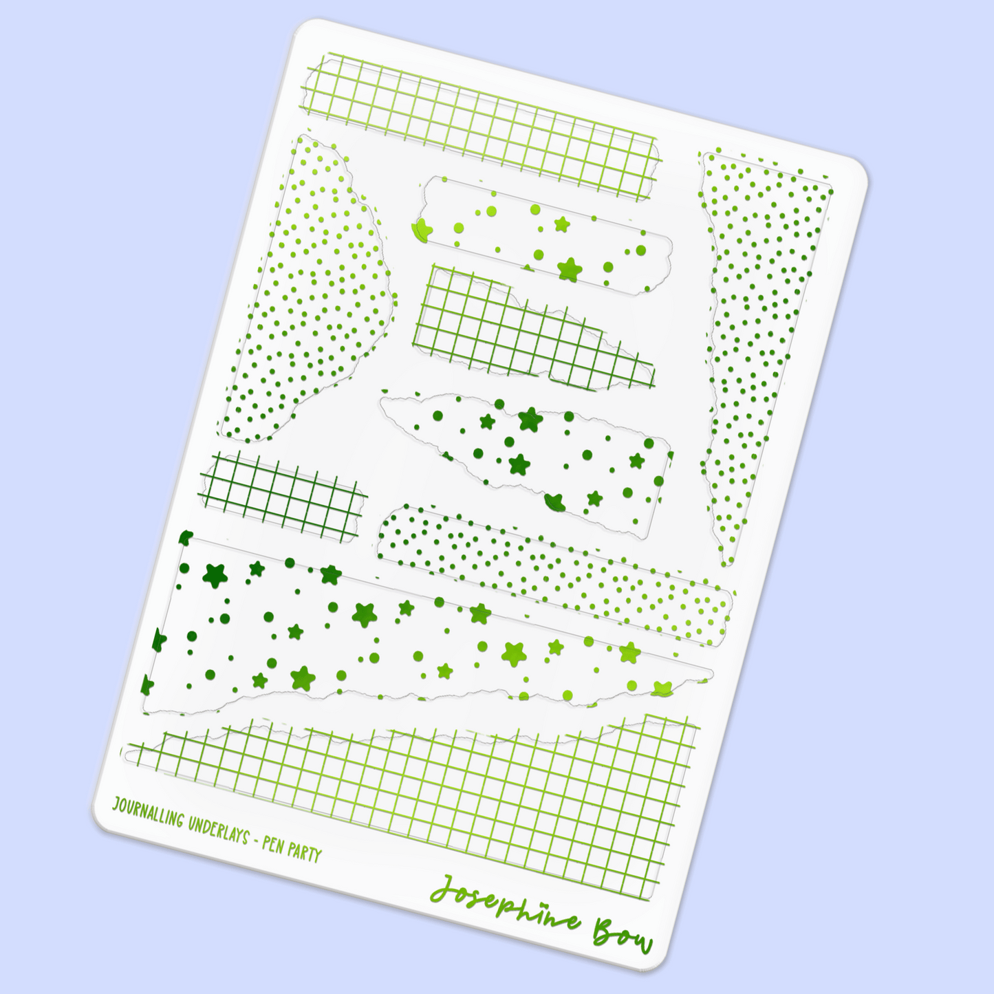 Pen Party Foil Underlays - Journalling | Mixed Patterns
