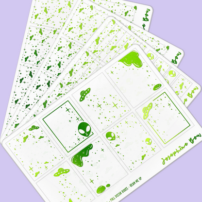 Beam Me Up | Standard Vertical Overlay Kit (foil colour choices)