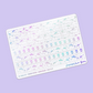 Beam Me Up | Standard Vertical Overlay Kit (foil colour choices)