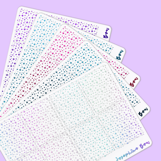 Bejewelled Foil Underlays | Dazzling Stars