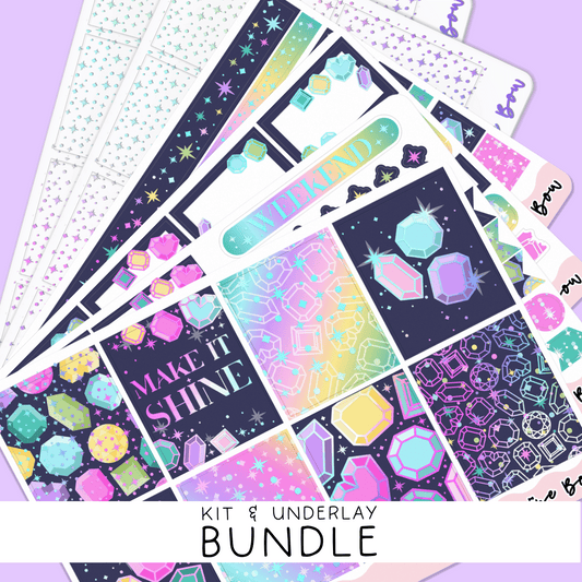 Bejewelled  | Standard Vertical Kit + Foil Underlay Bundle