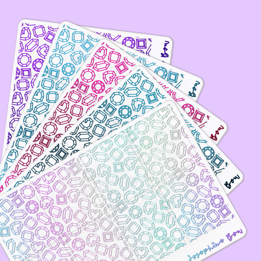 Bejewelled Foil Underlays | Gemstones