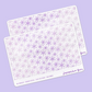 Sugar Plum Parade Foil Underlays | Snow Sparkle