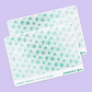 Sugar Plum Parade Foil Underlays | Snow Sparkle