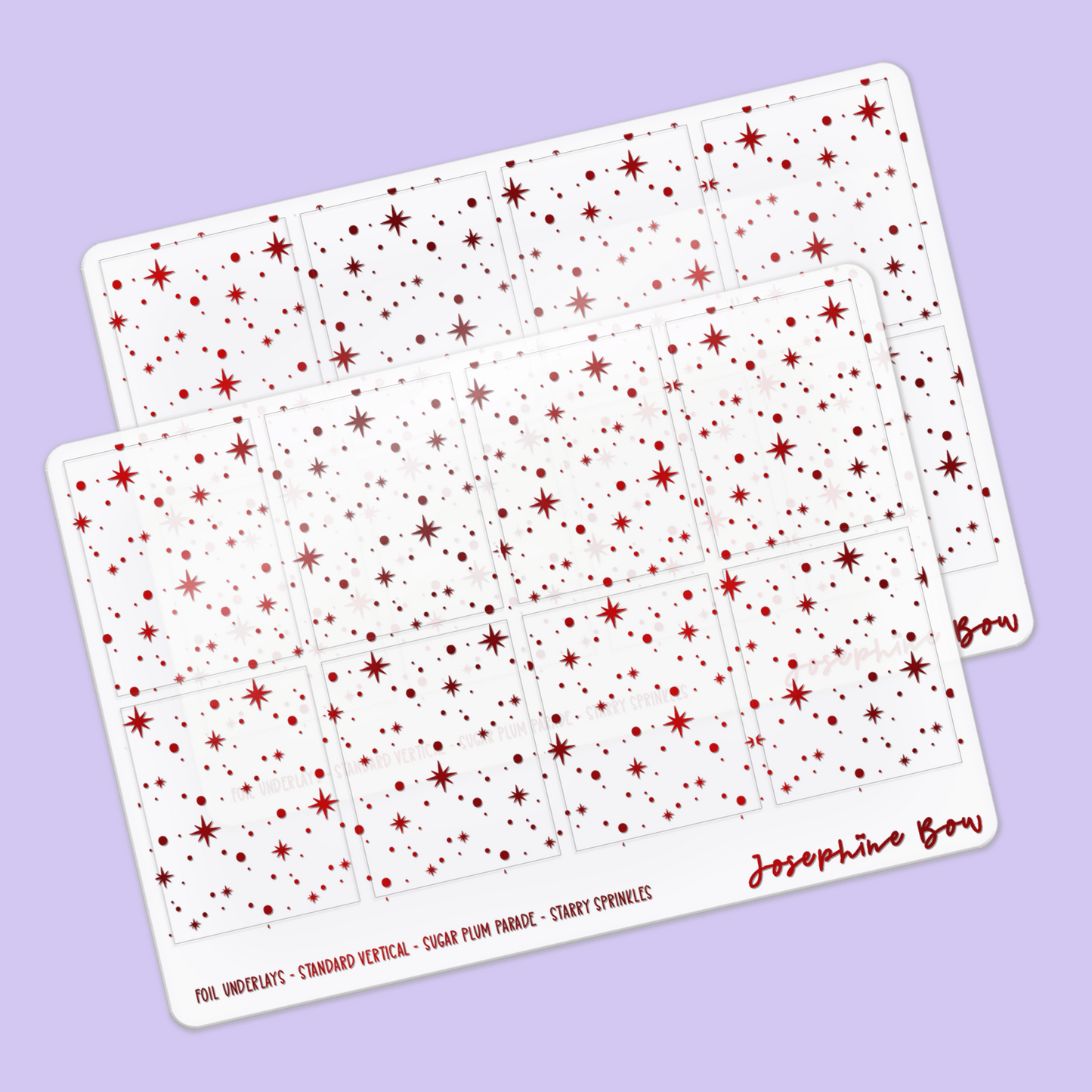 Sugar Plum Parade Foil Underlays | Starry Sprinkles