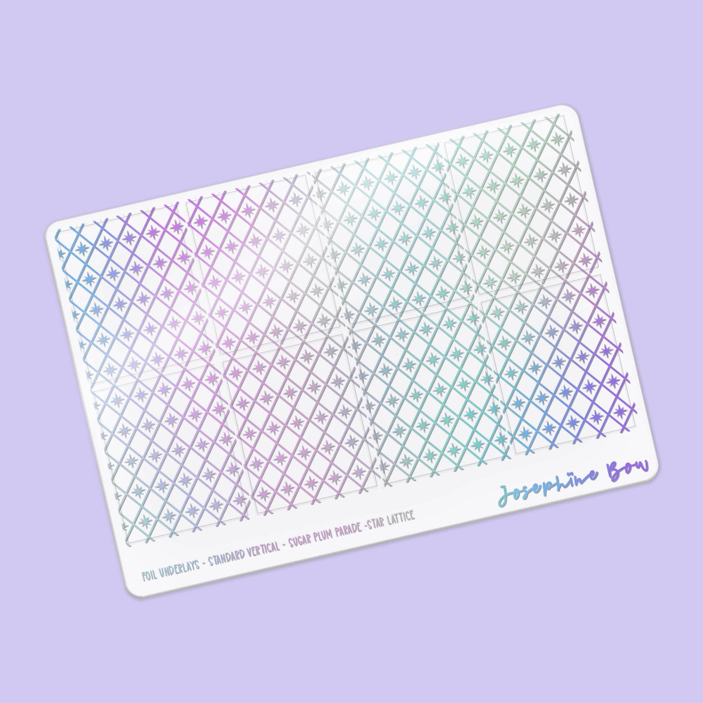 Sugar Plum Parade Foil Underlays | Holiday Harlequin