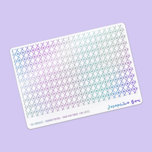 Sugar Plum Parade Foil Underlays | Holiday Harlequin