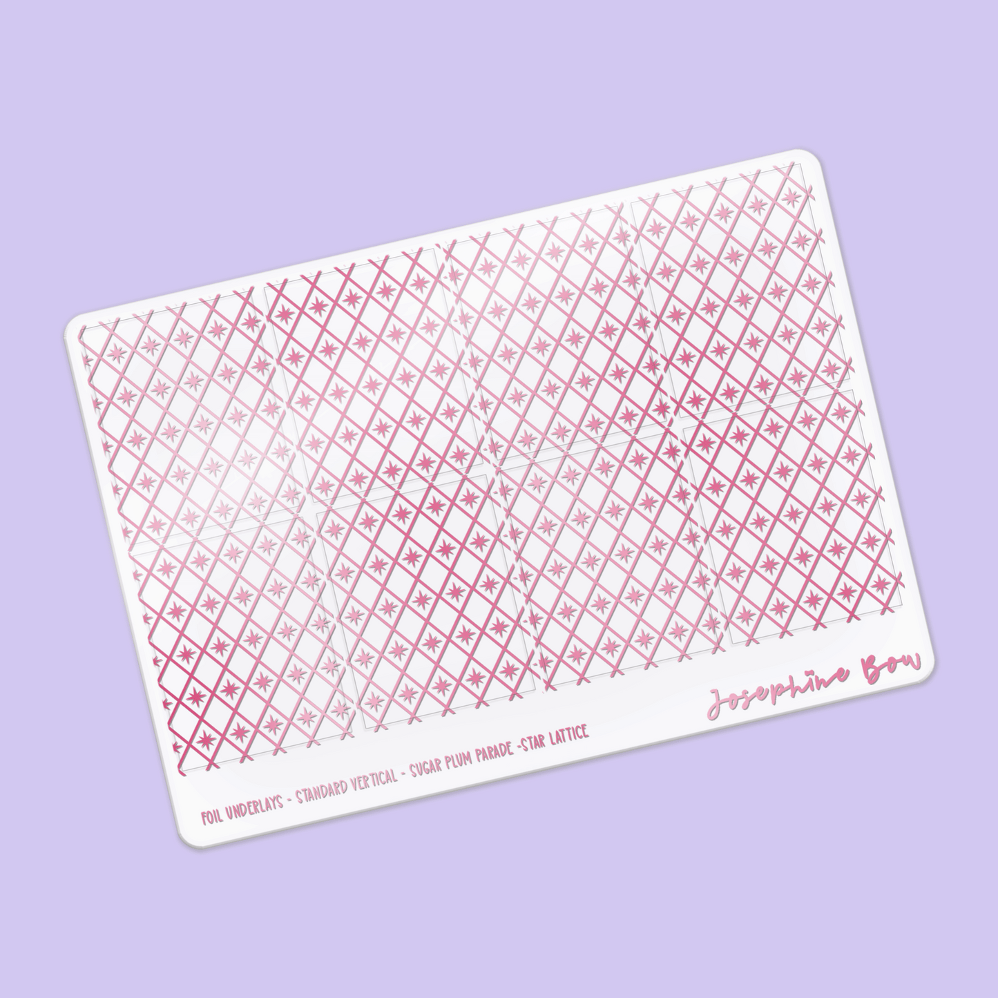 Sugar Plum Parade Foil Underlays | Holiday Harlequin