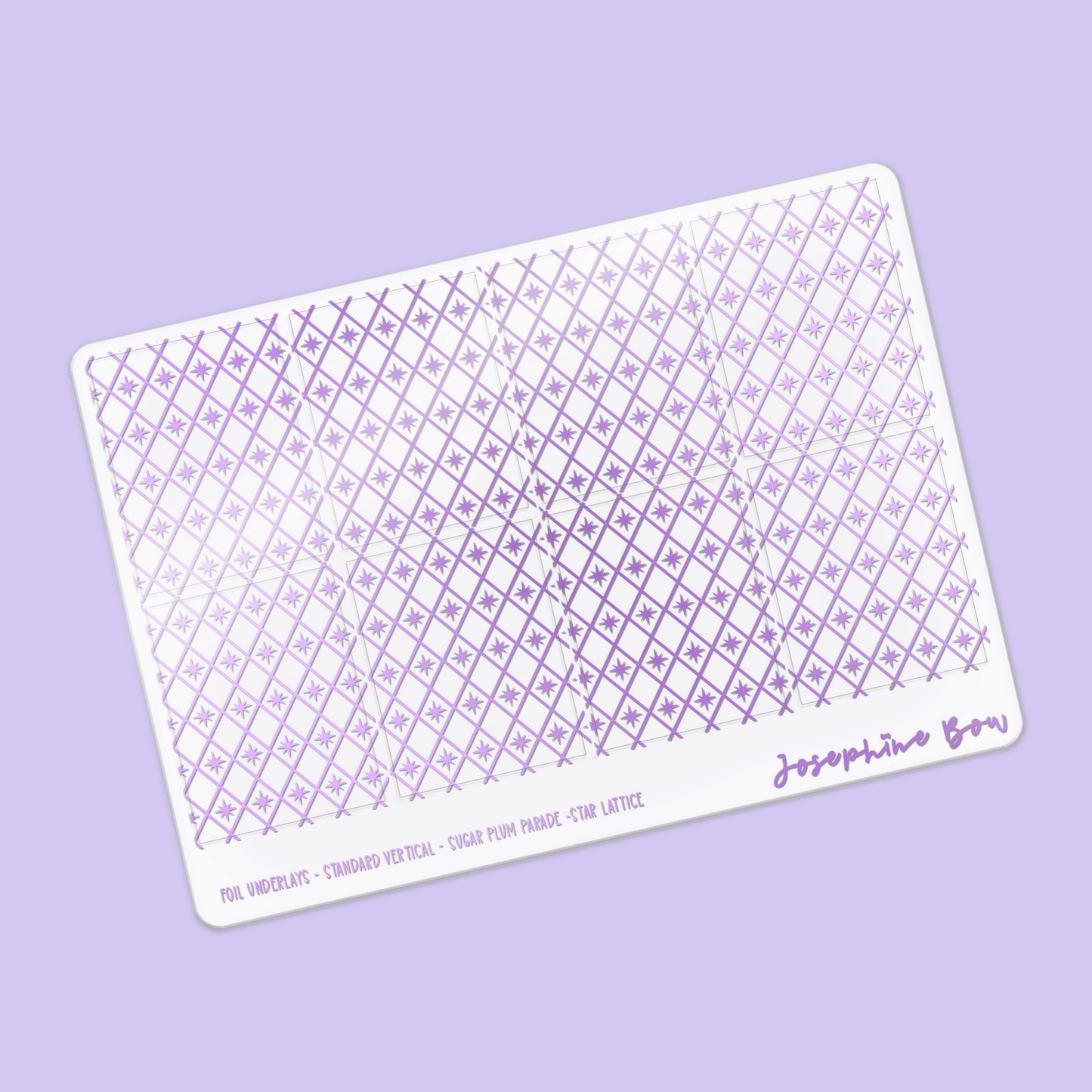 Sugar Plum Parade Foil Underlays | Holiday Harlequin