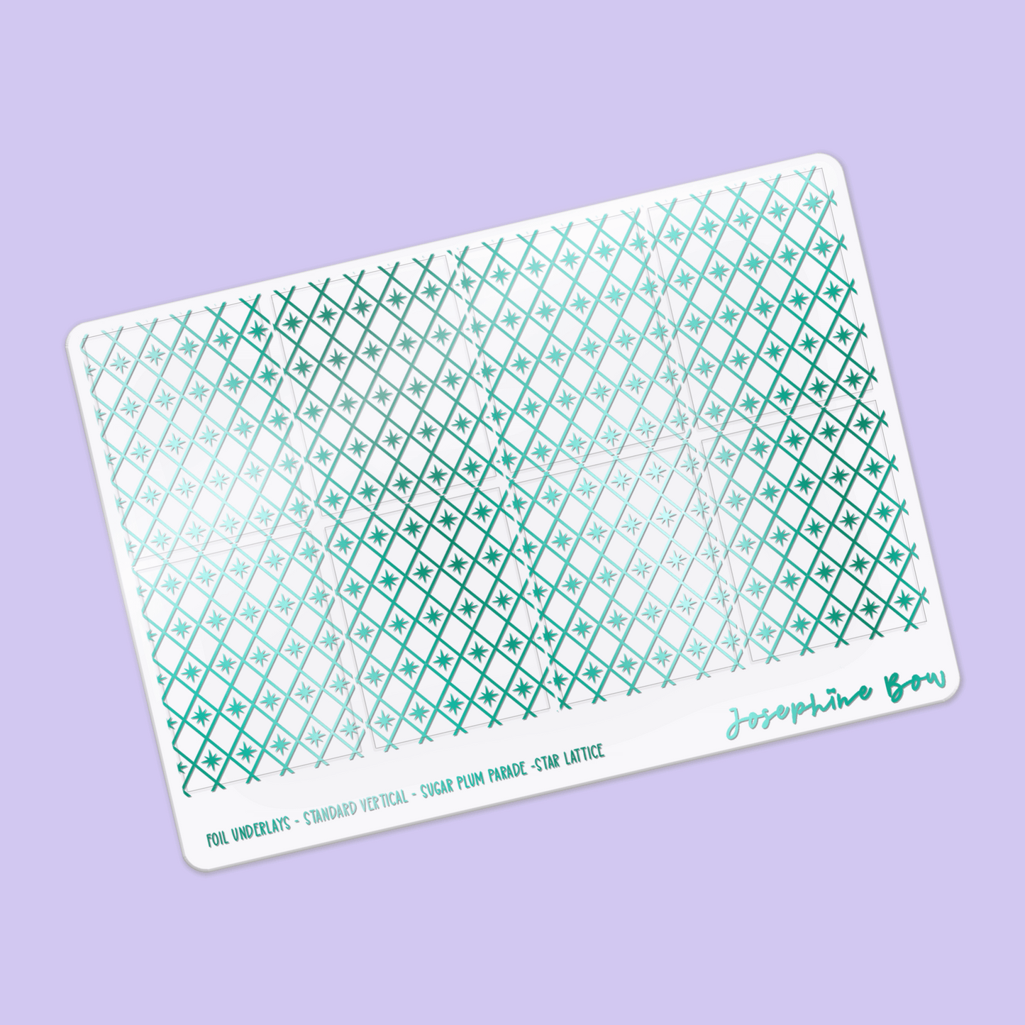 Sugar Plum Parade Foil Underlays | Holiday Harlequin