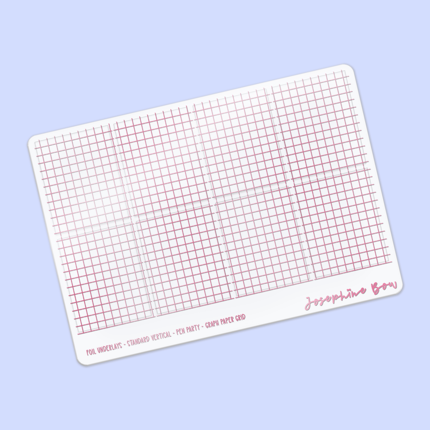 Pen Party Foil Underlays | Plaid