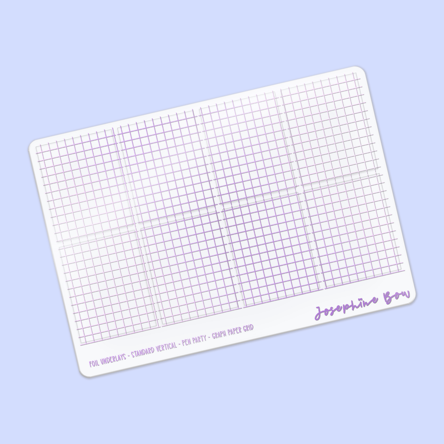 Pen Party Foil Underlays | Plaid