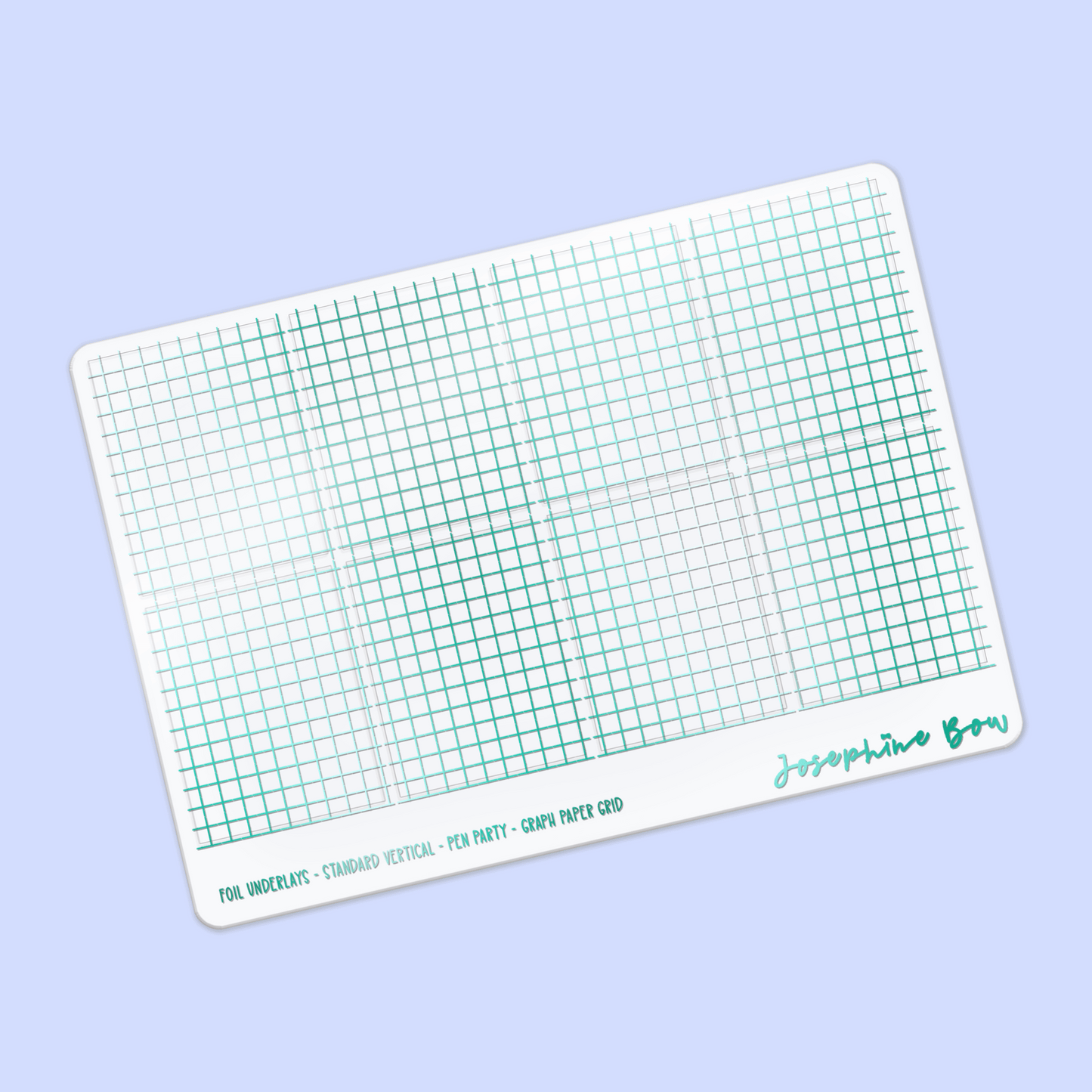 Pen Party Foil Underlays | Plaid