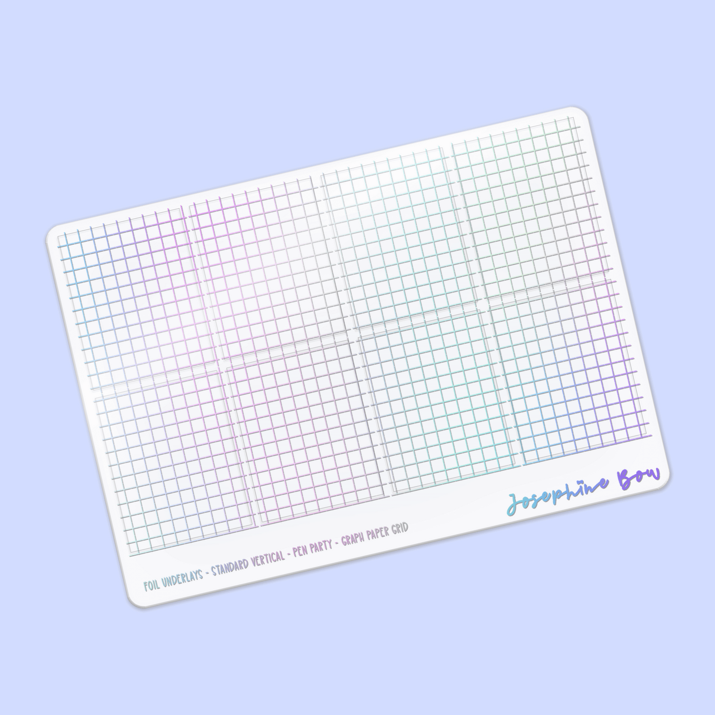 Pen Party Foil Underlays | Plaid