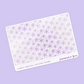 Sugar Plum Parade Foil Underlays | Snow Sparkle