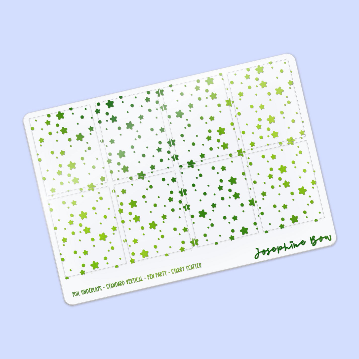 Pen Party Foil Underlays | Starry Splatter