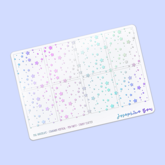 Pen Party Foil Underlays | Starry Splatter
