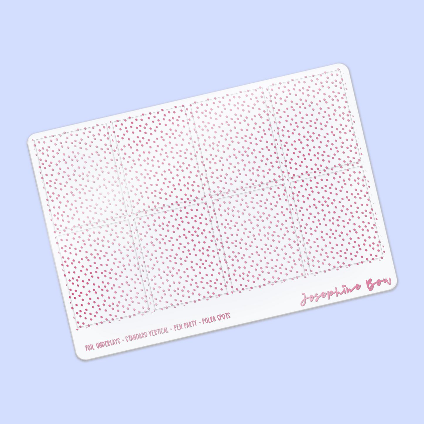 Pen Party Foil Underlays | Polka Dot