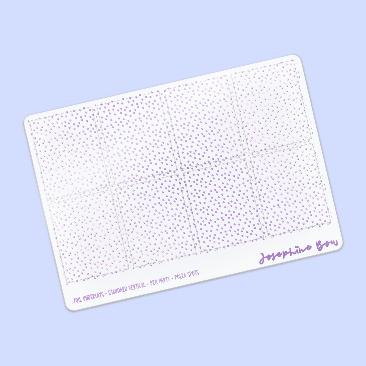 Pen Party Foil Underlays | Polka Dot