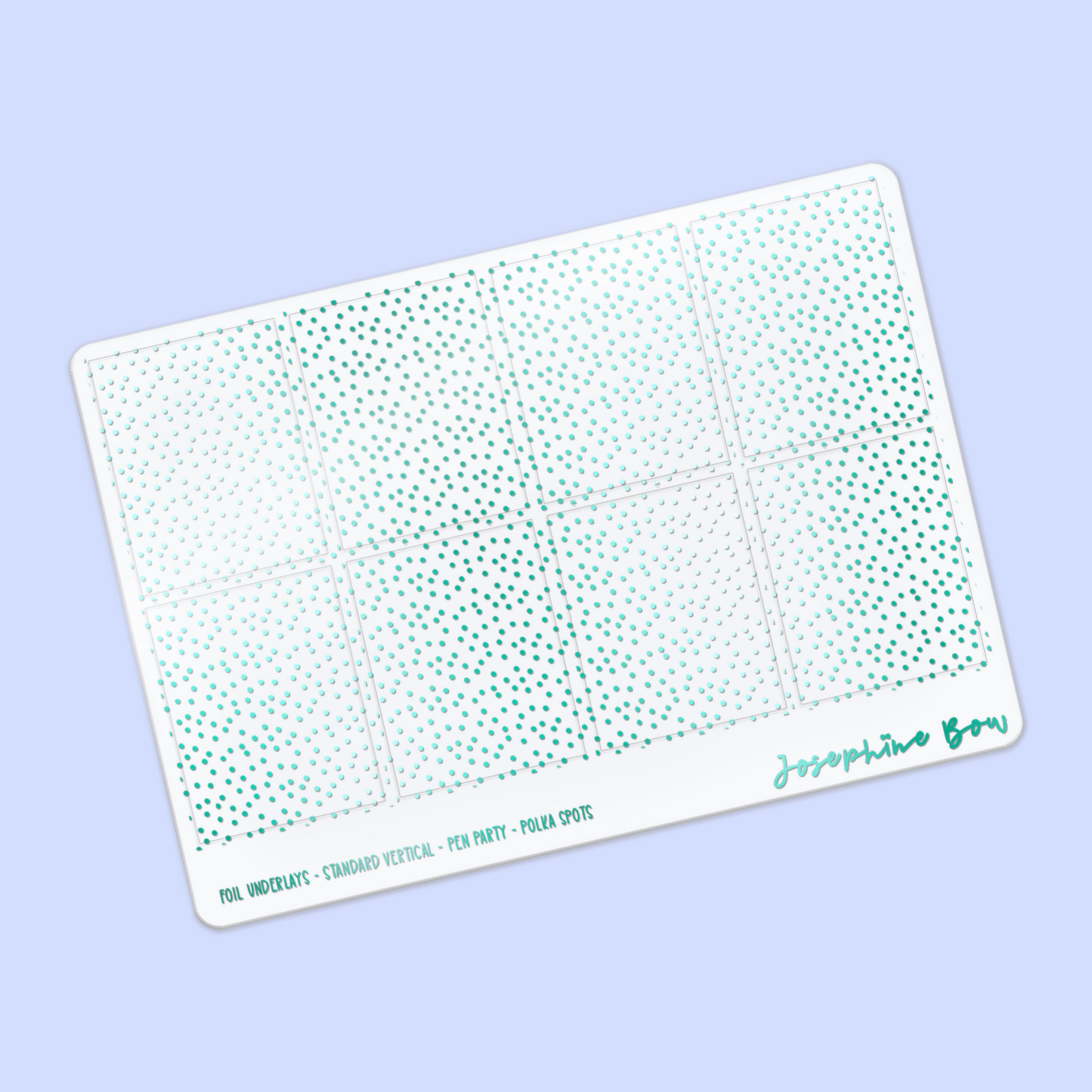 Pen Party Foil Underlays | Polka Dot