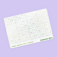 Beam Me Up Foil Underlays | Glittering Galaxy Stars