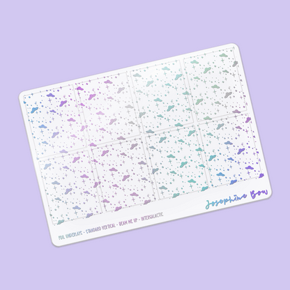 Beam Me Up Foil Underlays | Intergalactic UFO's