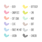 Hobonichi Weeks Monthly Tabs | Font 1