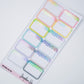 Foiled Half Boxes | Pastel
