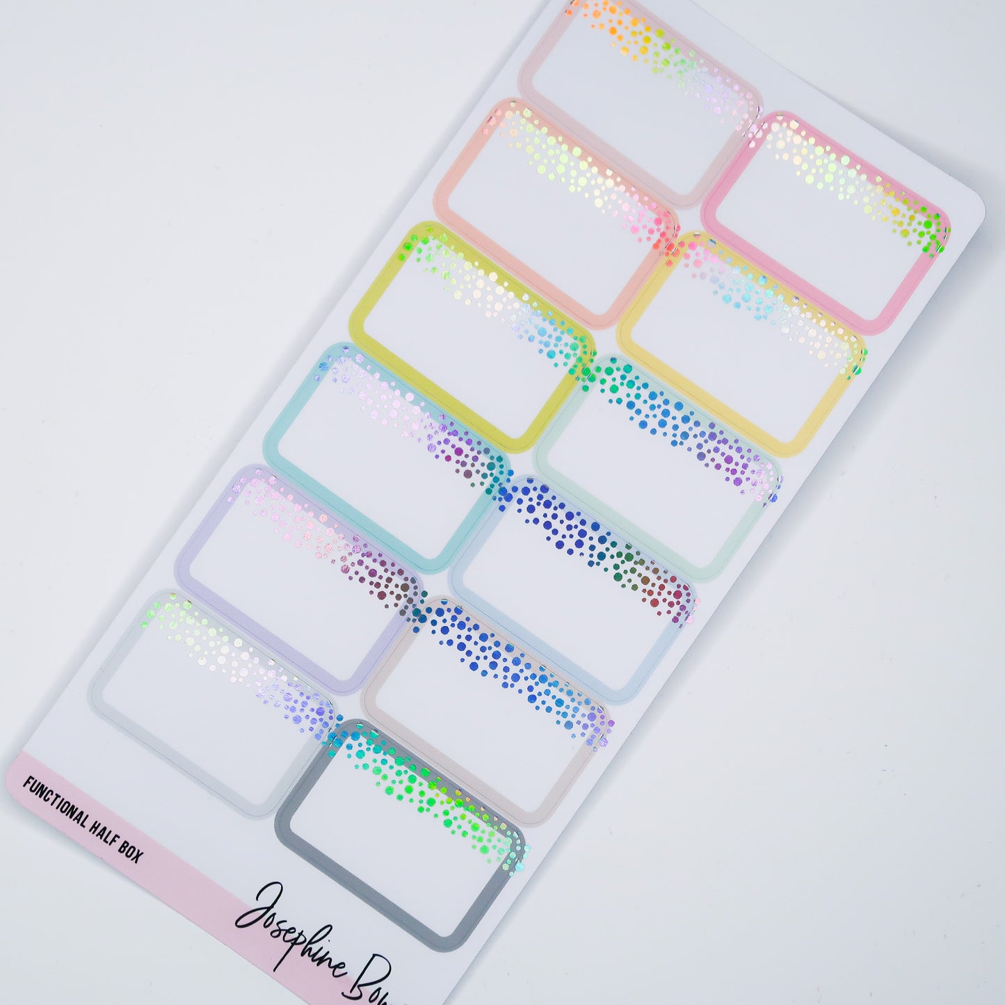 Foiled Half Boxes | Pastel