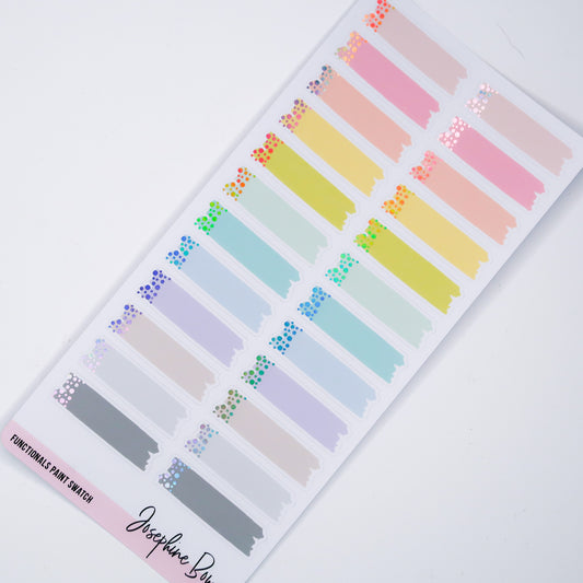 Foiled Paint Swatches | Pastel