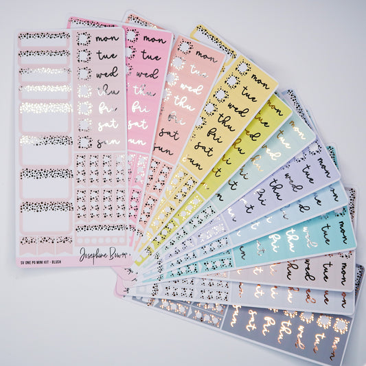 Foiled Mini Kit Bundle | 12 Pastel Colours
