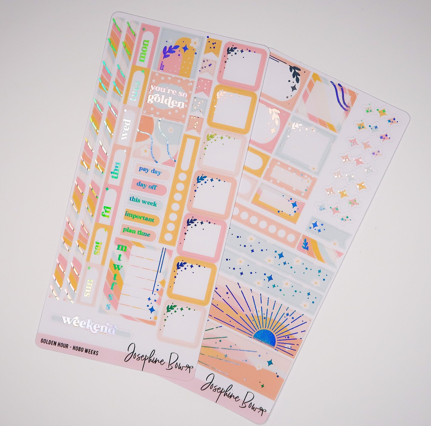 Golden Hour | Hobonichi Weeks Kit