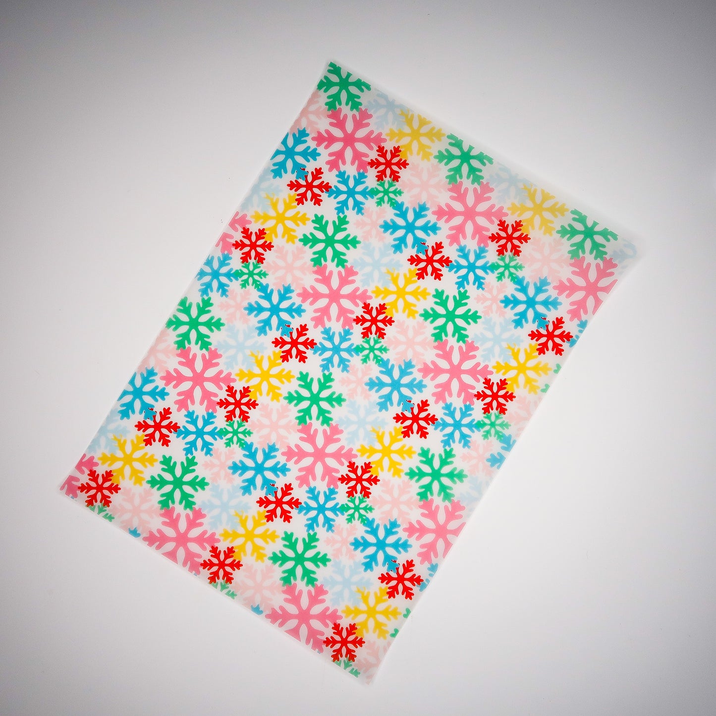 All Is Bright | Snowflake Print Vellum & Acetate