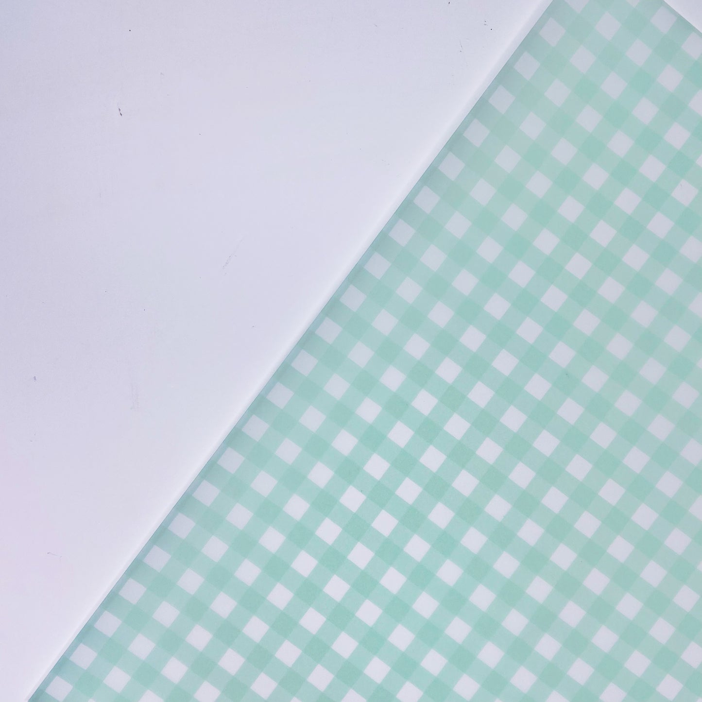 Over The Rainbow | Gingham Print Vellum & Acetate