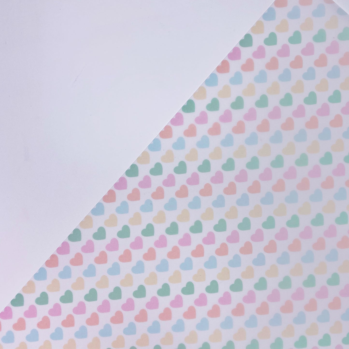 Over The Rainbow | Heart Print Vellum & Acetate