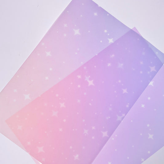 Daydreamer | Ombre Starlight Print Vellum & Acetate