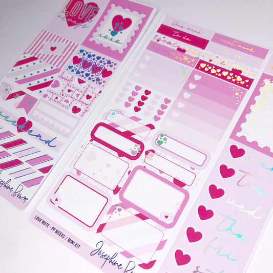 Love Note Print Pression Weeks Kit