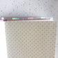 Hobonichi Weeks Pink Glitter Foiled Tabs Top Edge