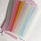 Transparent Vertical Strip Dividers (3 colour options)